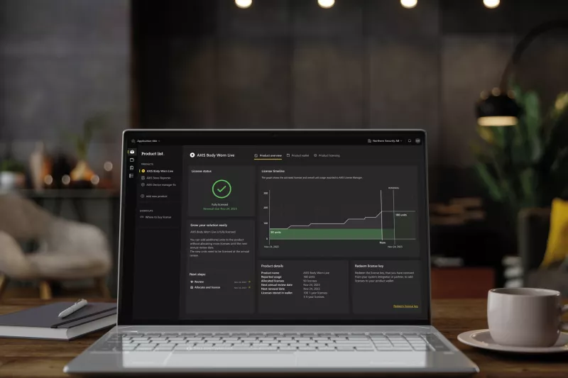 Componentes que integran AXIS Camera Station Pro: VMS principal